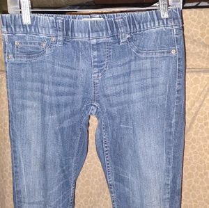 Mudd Elastic Waist Skinny Jeans with Zipper Bottom Cuffs size 3